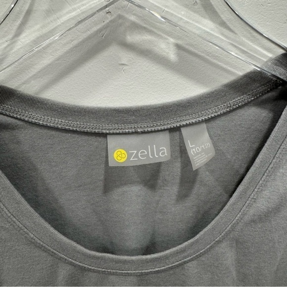 Zella Kids Casual Athleisure Tank Dress Drawstring Gray Size Large 10/12 - Picture 4 of 5